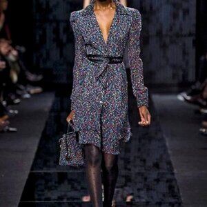 Diane Von Furstenberg Confetti dress. Size 0. Like new